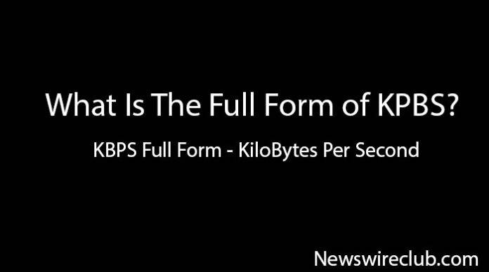 KBPS Full Form